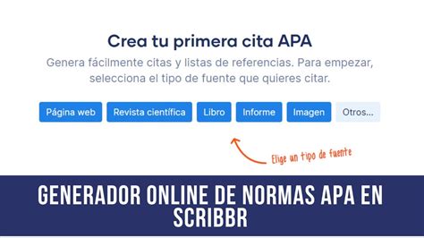 citas bibliográficas online|Formato con el Generador de Scribbr